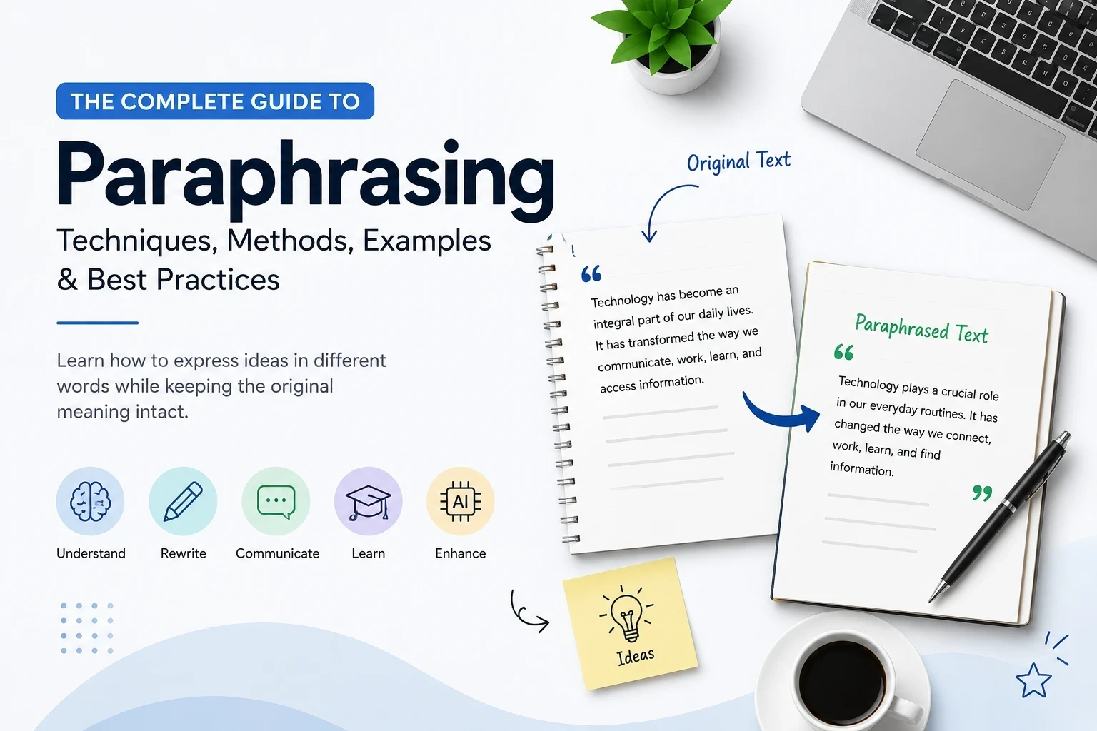 Paraphrasing: Complete Guide, Techniques & Examples