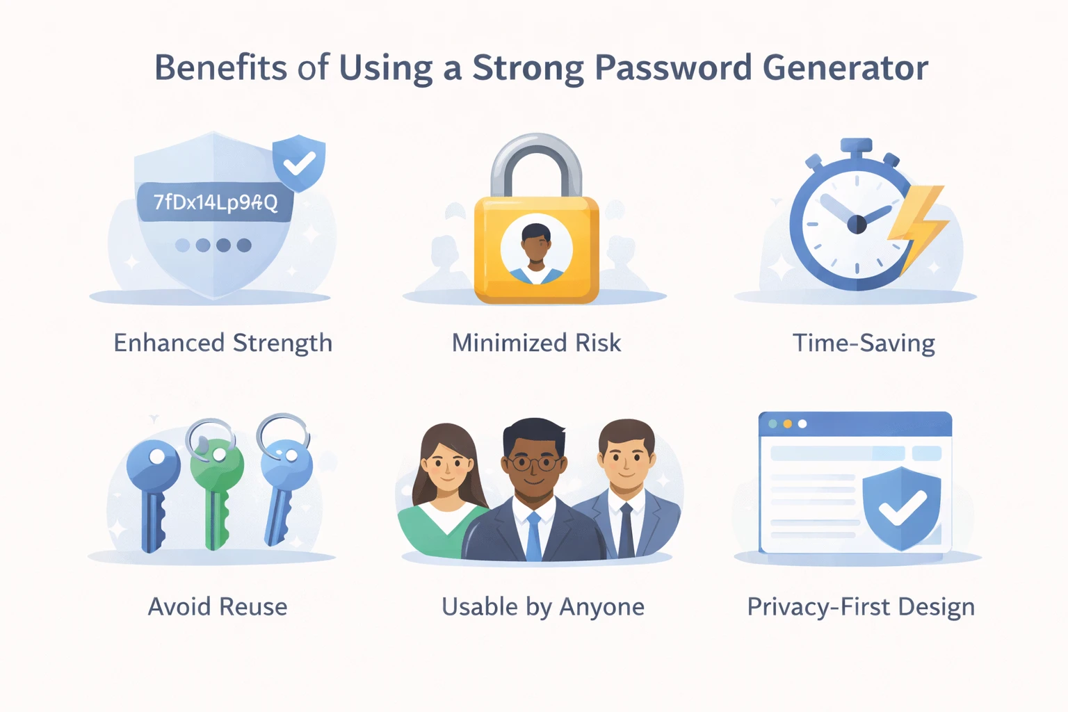 Benefits of using a strong password generator to improve security and privacy